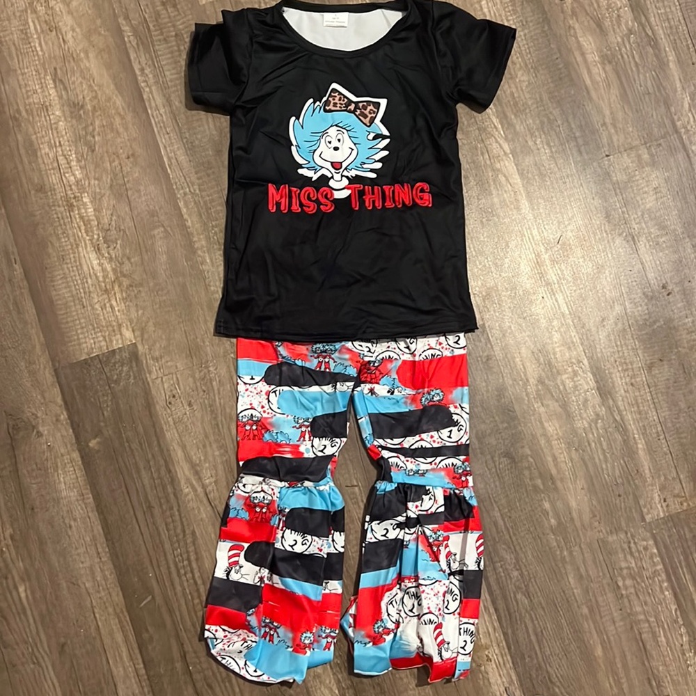 Dr. Seuss matching outfit!